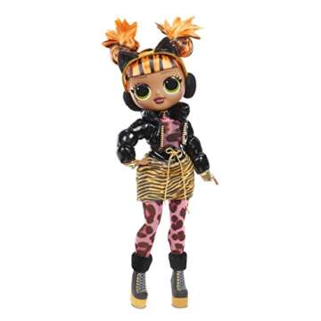L.O.L. Surprise! O.M.G. Winter Chill Missy Meow Fashion Doll & Baby Cat Doll with 25 Surprises