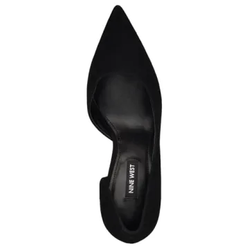 Nine West FOLOWE Black Suede Pump Stylish Comfort