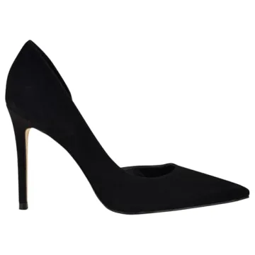 Nine West FOLOWE Black Suede Pump Stylish Comfort