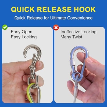 Durable Dog Tie Out Cable for Pets – Heavy Duty Tether