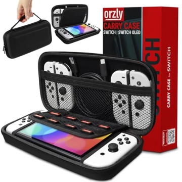 Orzly Carry Case for Nintendo Switch - Stylish Protection and Storage
