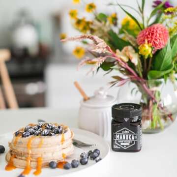 Kiva Raw Manuka Honey - Certified UMF 15+, MGO 514+ 100% Pure Genuine New Zealand, Non-GMO, Traceable (8.8oz/250g Bottle)