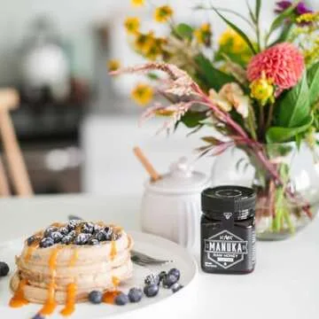 Kiva Raw Manuka Honey - Certified UMF 15+, MGO 514+ 100% Pure Genuine New Zealand, Non-GMO, Traceable (8.8oz/250g Bottle)
