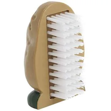 Joie Spud Dude Potato Brush, Vegetable and Fruit Scrubber, Produce Cleaner, Cute Kitchen Gadget, Dishwasher Safe