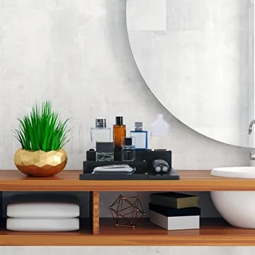 Stylish Manzano Cologne Organizer with Hidden Compartments