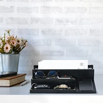 Stylish Manzano Cologne Organizer with Hidden Compartments