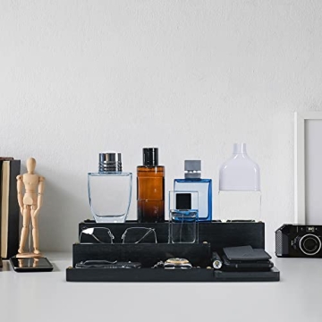 Stylish Manzano Cologne Organizer with Hidden Compartments