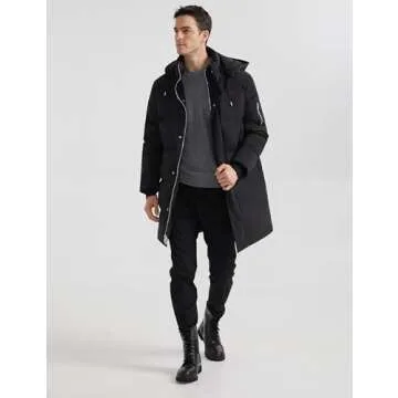 Orolay Men's Thickened Down Warm Winter Jacket