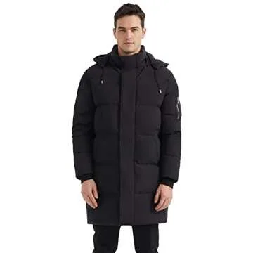 Orolay Men's Thickened Down Warm Winter Jacket