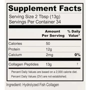 Anthony's Hydrolyzed Marine Collagen Peptides, Gluten-Free, Paleo and Keto Friendly, Unflavored, 1-Pound