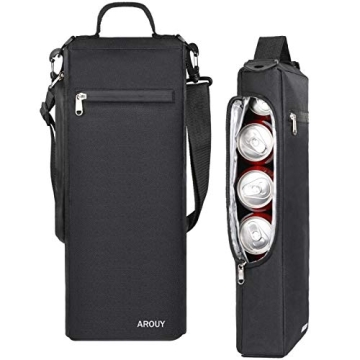 AROUY Golf Cooler Bag for 6 Packs & Wine Bottles