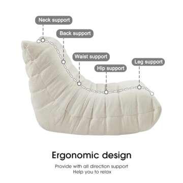 Familymill Fireside Chair – Modern Armless Lounge Comfort