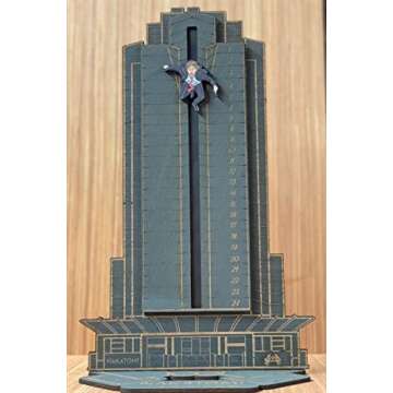 Christmas Advent Calendar, Deadly Advent Calendar, Hans Gruber Dropped Nakatomi Plaza, Tabletop Wooden Ornament Christmas Countdown Calendar