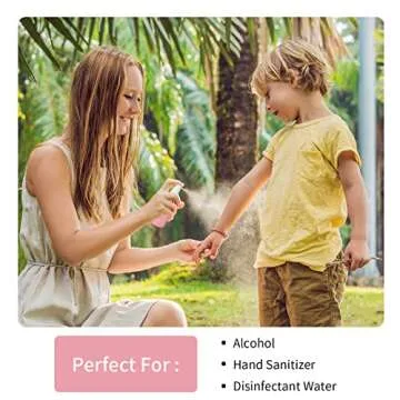 HOMBYS Empty Clear Glass 2oz Small Spray Bottles with Silicone Sleeve Protection - Refillable Containers for Travel, Cleaning Solutions, Essential Oils, Sanitizers - Fine Mist Spray - 4 Pack-Clear