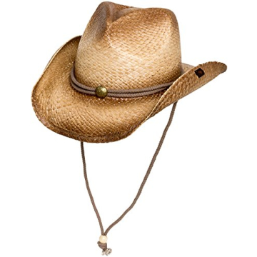 Peter Grimm Men's Straw Cowboy Hat - Comfortable & Stylish