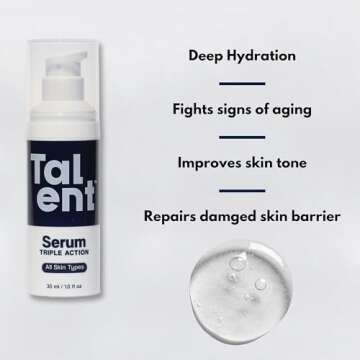 TALENT Men’s Triple Action Serum for Deep Hydration