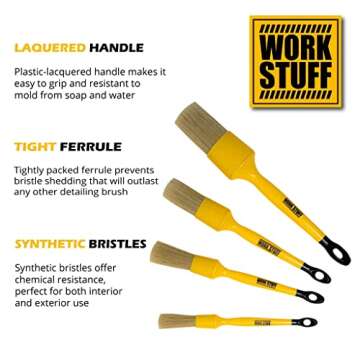 Work Stuff Detailing Brush Classic 16 mm for Every Surface
