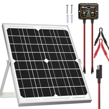SOLPERK 20W Solar Panel Kit - Ideal Charger for Automotive & Marine Uses