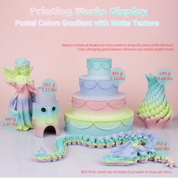 ZIRO Multi-Color Matte PLA Filament 1.75mm 1KG