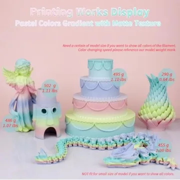 ZIRO Multi-Color Matte PLA Filament 1.75mm 1KG