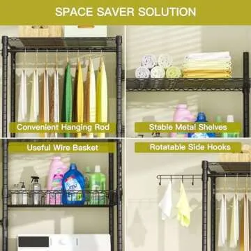 Ulif Clothes Drying Rack: Versatile Laundry Organization