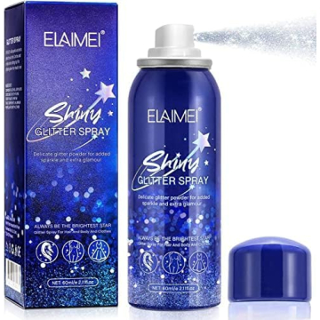 Body Glitter Spray for Parties and Festivals, 2.11Fl Oz