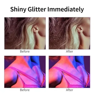Body Glitter Spray for Parties and Festivals, 2.11Fl Oz