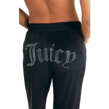 Juicy Couture Velvet Fleece Lounge Pajama Pants for Women