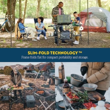 Slim-Fold Cook Station for Camping & Picnics
