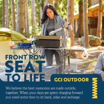 Slim-Fold Cook Station for Camping & Picnics