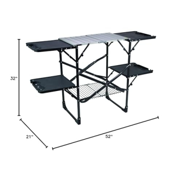 Slim-Fold Cook Station for Camping & Picnics