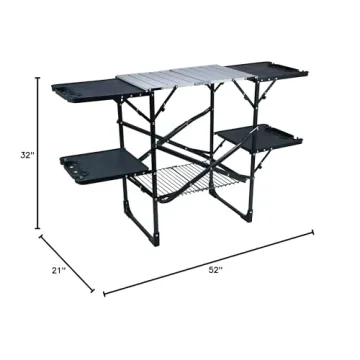 Slim-Fold Cook Station for Camping & Picnics
