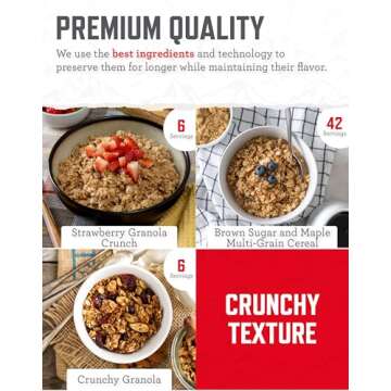 READYWISE Breakfast Bucket - 120 Servings for Every Adventure