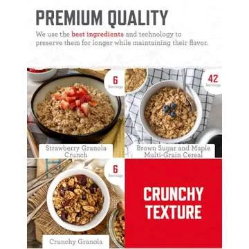 READYWISE Breakfast Bucket - 120 Servings for Every Adventure