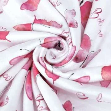 Elegant Pink Butterfly Baby Blanket - BORITAR 30x40 Inch