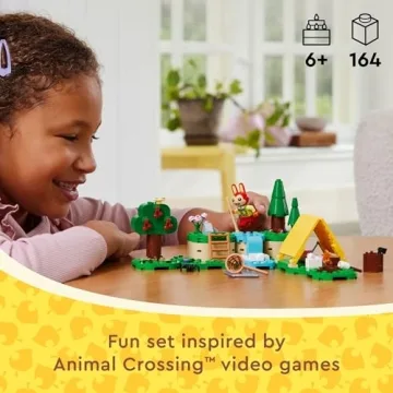 LEGO Animal Crossing Bunnie's Tent Playset for Kids