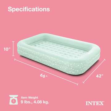 Intex Kidz Travel Bed Set for Comfortable Kids Travel