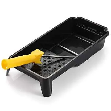 Paint Roller Tray Set, 4 inch Paint Roller, Paint Tray,Roller Frame, Small Paint Roller, Mini Paint Roller, House Painting Supplies, Paint Roller Covers,Roller Naps (12 Piece)