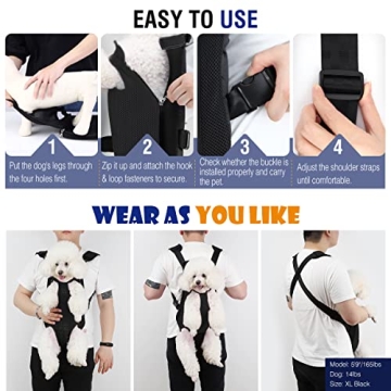 Pawaboo Pet Carrier Backpack for Small Dogs & Cats