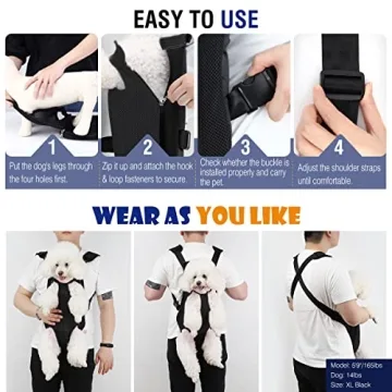 Pawaboo Pet Carrier Backpack for Small Dogs & Cats