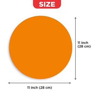 SCRIBBLEDO 8 Pack Dry Erase Dots 11 inch Colorful Dry Erase Circles for Tables Whiteboard Wall Removable Vinyl for School Classroom Teachers Students