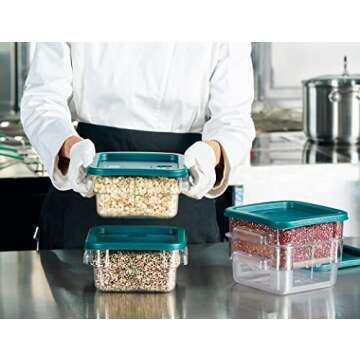 CURTA Food Storage Containers - 4 Pack 2.0 Qt