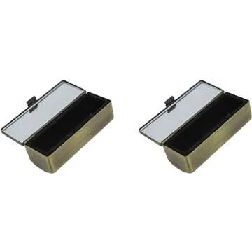 Vintage Lipstick Cases Set of 2 with Mirror