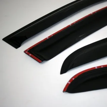 Tuningpros WD2-704 Dark Smoke Window Visor Set