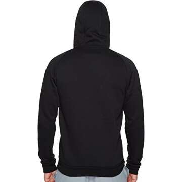 adidas Men's Core 18 Soccer Hoodie, Black/White, X-Large