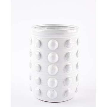 Mud Pie Classic Studded Utensil Crock Floral Kitchen Decor