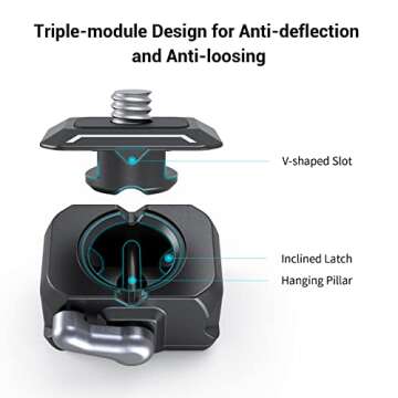 SmallRig Quick Release Ballhead - Lightweight & Durable