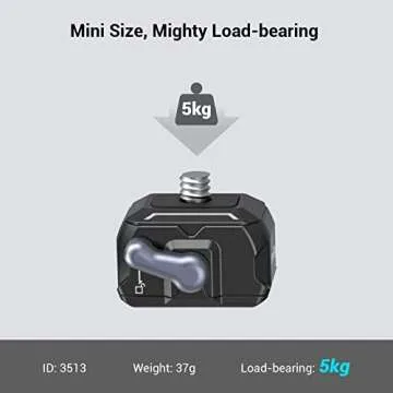 SmallRig Quick Release Ballhead - Lightweight & Durable