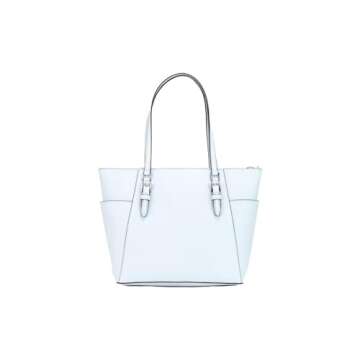 Michael Kors Charlotte Large Top Zip Tote (Vista Blue)