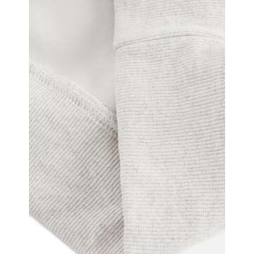 Aelfric Eden Women's Letter Graphic Print Long Sleeve Y2K Hoodie Sweatshirt Basic Loose Hoodie Sweatshirts 2024 Fall Outfits Gray Small